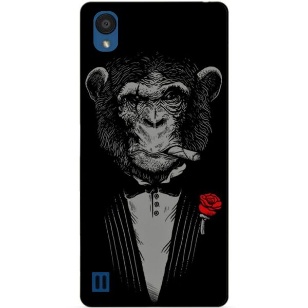 

Чехол силиконовый Candy для ZTE Blade A5 2019 с рисунком Обезьяна с сигарой
