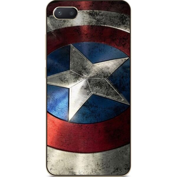 Силиконовый чехол бампер Candy для Iphone 8 plus с рисунком Капитан Америка