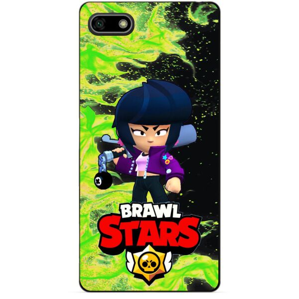 

Силиконовый бампер чехол Candy для Huawei Y5 2018 с Героем Brawl Stars Биби