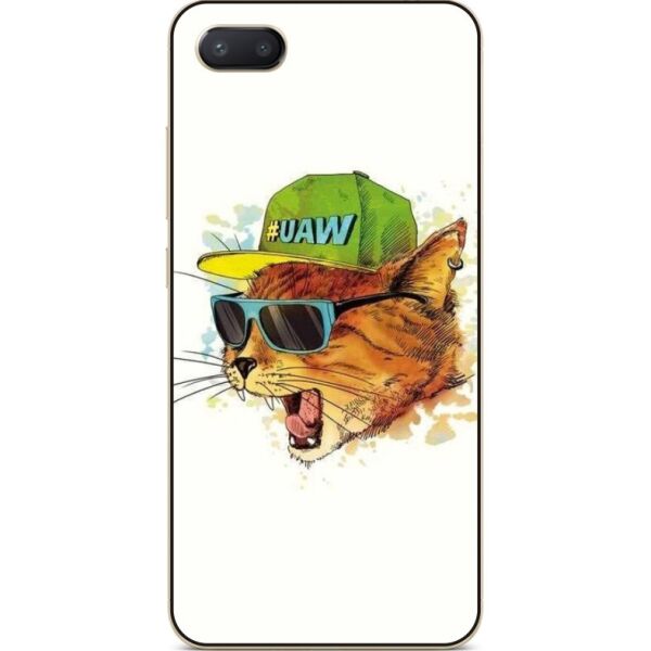 

Силиконовый чехол бампер Candy для Iphone 8 plus с рисунком Кот в очках