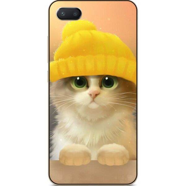 

Силиконовый чехол бампер Candy для Iphone 8 plus с рисунком Котик в шапке