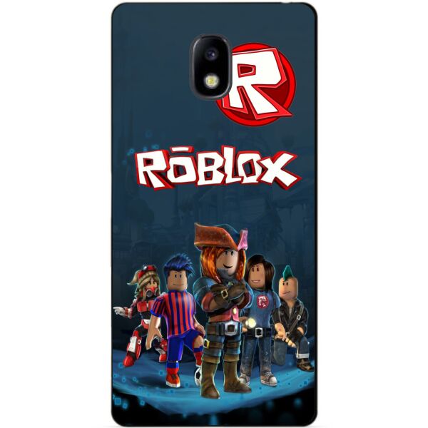 

Силиконовый бампер чехол Candy для Samsung J3 2017 Galaxy J330 с рисунком Roblox