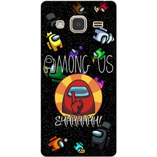

Силиконовый бампер чехол Candy для Samsung J3 Galaxy J300 J320 с рисунком Among Us