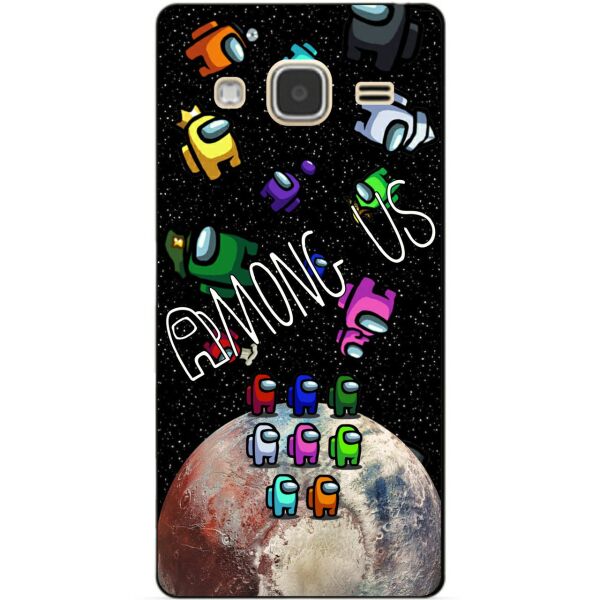 

Силиконовый бампер чехол Candy для Samsung J3 Galaxy J300 J320 с рисунком Амонг Ас