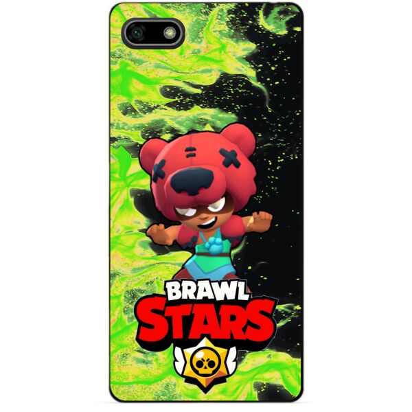 

Силиконовый бампер чехол Candy для Huawei Y5 2018 с Героем Brawl Stars Нита