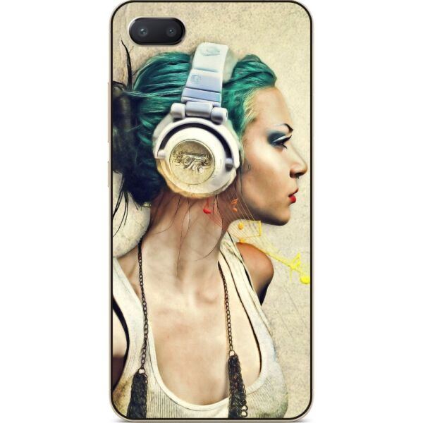 

Силиконовый чехол бампер Candy для Iphone 8 plus с рисунком Музыка