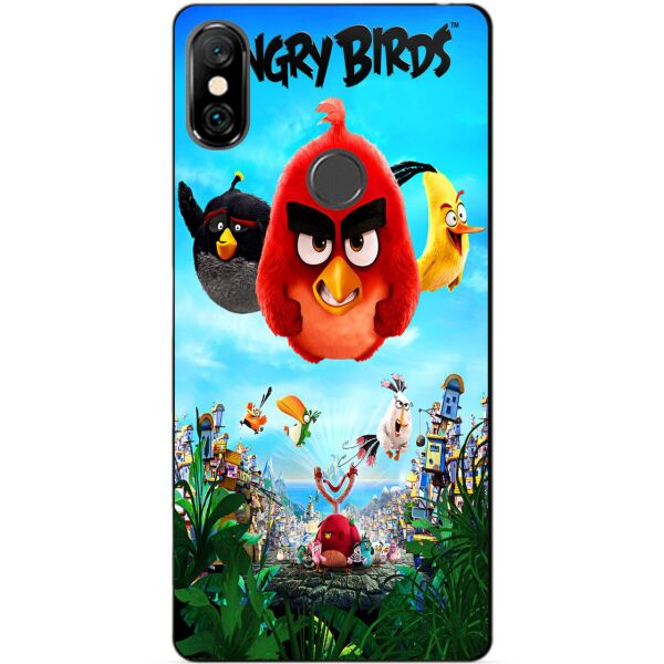 

Силиконовый бампер чехол Candy для Xiaomi Redmi Note 6 Pro с рисунком Angry Birds