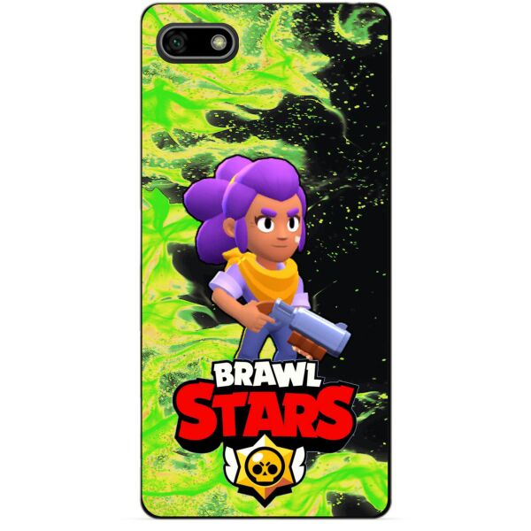 

Силиконовый бампер чехол Candy для Huawei Y5 2018 с Героем Brawl Stars Шелли