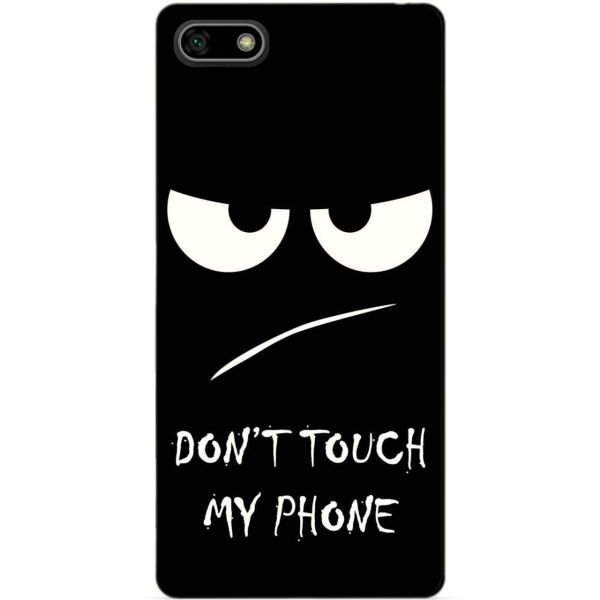 

Силиконовый бампер чехол Candy для Huawei Y5 2018 с рисунком Dont touch