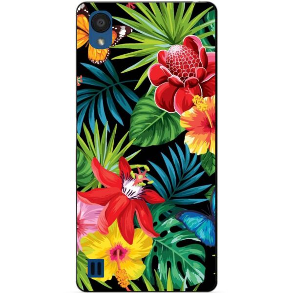

Чехол силиконовый Candy для ZTE Blade A5 2019 с рисунком Тропические цветы