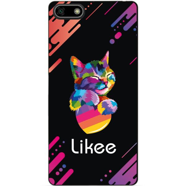 

Силиконовый бампер чехол Candy для Huawei Y5 2018 с рисунком Likee