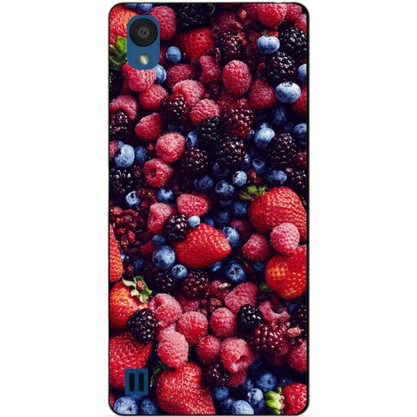 

Чехол силиконовый Candy для ZTE Blade A5 2019 с рисунком Ягоды