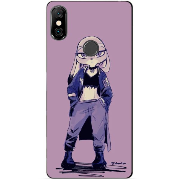 

Силиконовый бампер чехол Candy для Xiaomi Redmi Note 6 Pro с рисунком Джуди