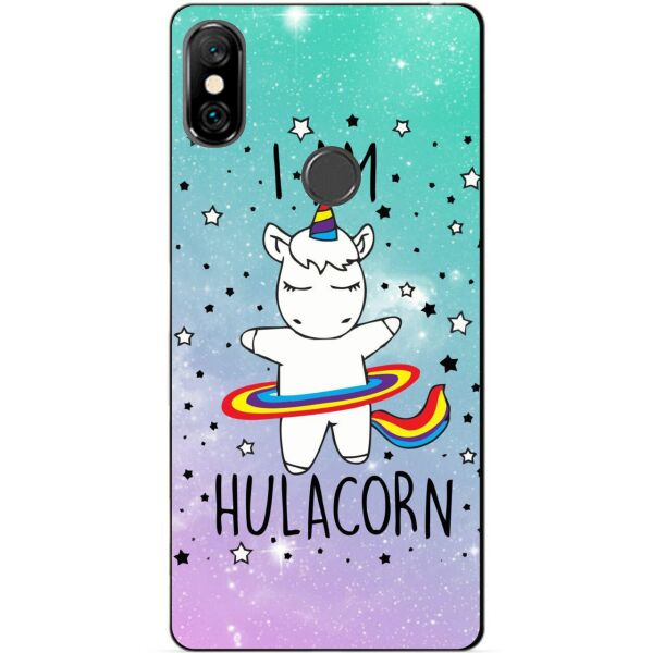 

Силиконовый бампер чехол Candy для Xiaomi Redmi Note 6 Pro с рисунком Единорог