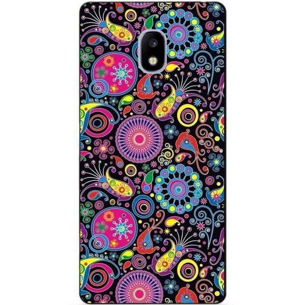 

Силиконовый бампер чехол Candy для Samsung J330 Galaxy J3 2017 года с рисунком Узоры
