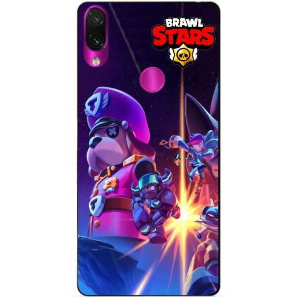 

Силиконовый бампер чехол Candy для Xiaomi Redmi Note 7 Космоопера Старр Бравл Старс