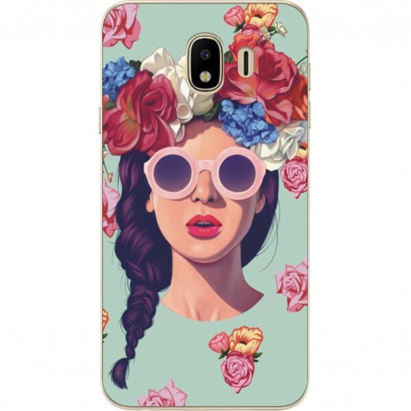 

Чехол силиконовый бампер Candy для Samsung J4 Galaxy J400 Веночек