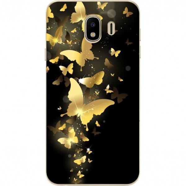 

Чехол силиконовый бампер Candy для Samsung J4 Galaxy J400 Золотые бабочки