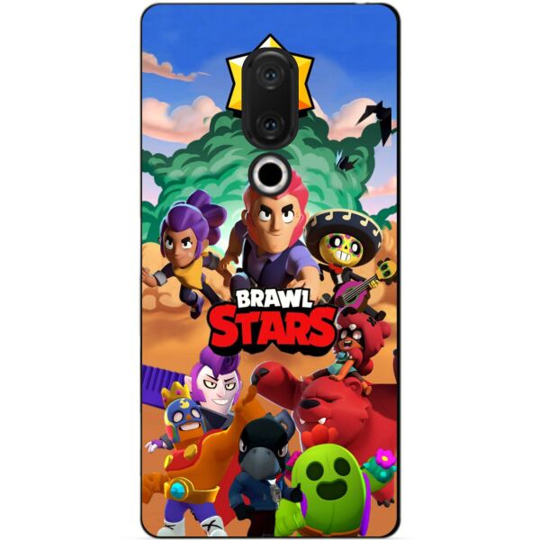 

Силиконовый чехол бампер Candy для Meizu 15 с рисунком Brawl Stars