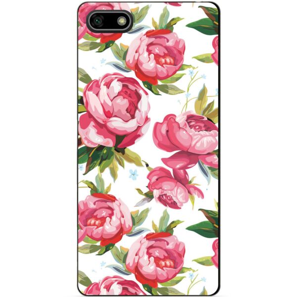 

Силиконовый бампер чехол Candy для Huawei Y5 2018 с рисунком Пионы