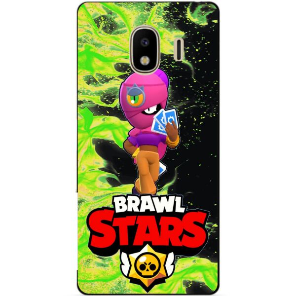 

Силиконовый бампер чехол Candy для Samsung J4 Galaxy J400 с Героем Brawl Stars Тара