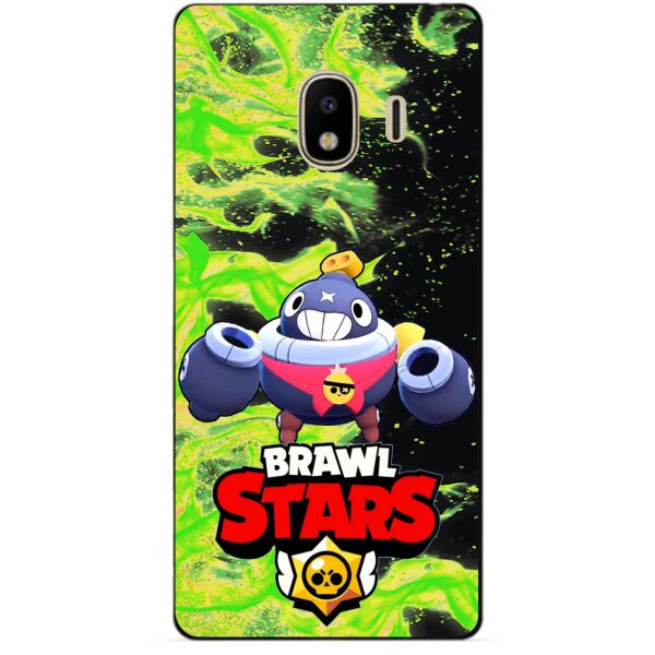 

Силиконовый бампер чехол Candy для Samsung J4 Galaxy J400 с Героем Brawl Stars Тик