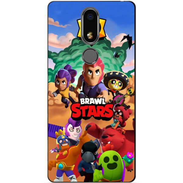 

Силиконовый чехол бампер Candy для Meizu M8 Lite с рисунком Brawl Stars