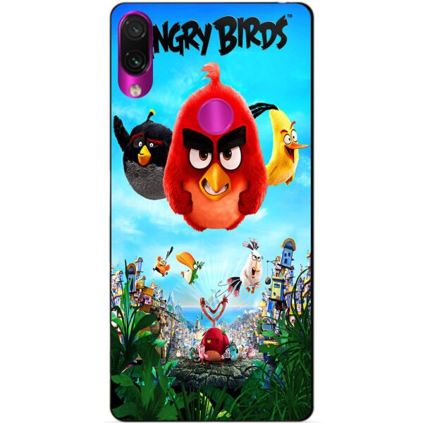 

Силиконовый бампер чехол Candy для Xiaomi Redmi Note 7 с рисунком Angry Birds
