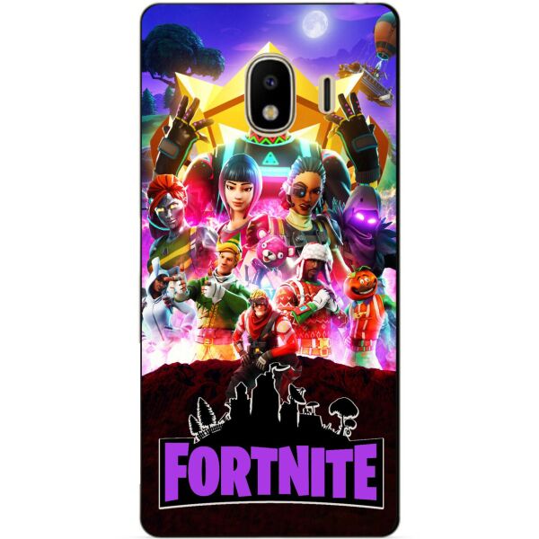

Силиконовый бампер чехол Candy для Samsung J4 Galaxy J400 с рисунком Fortnite