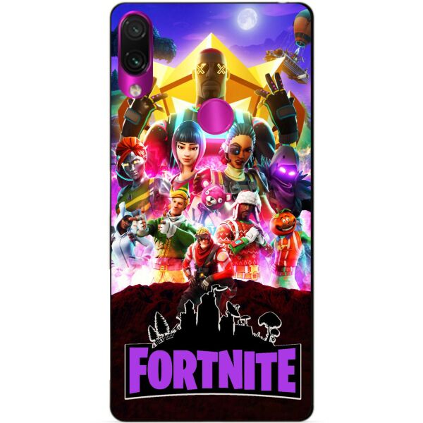 

Силиконовый бампер чехол Candy для Xiaomi Redmi Note 7 с рисунком Fortnite Фортнайт
