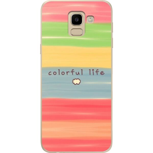 

Чехол силиконовый бампер Candy для Samsung J6 Galaxy J600 Colorful Life