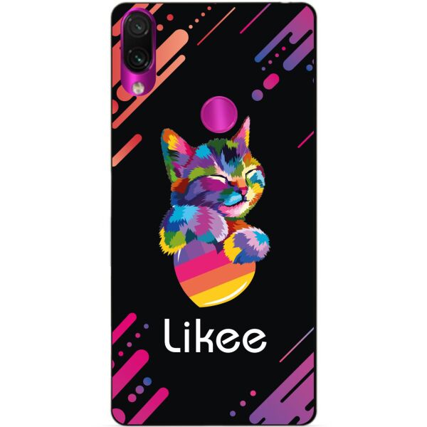 

Силиконовый бампер чехол Candy для Xiaomi Redmi Note 7 с рисунком Likee
