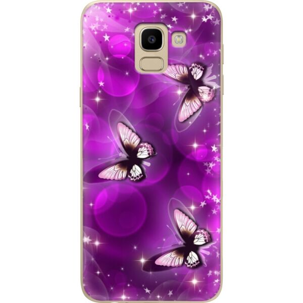 

Чехол силиконовый бампер Candy для Samsung J6 Galaxy J600 Бабочки 03