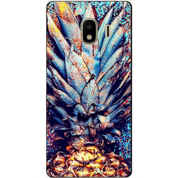 

Силиконовый бампер чехол Candy для Samsung J4 Galaxy J400 с рисунком Ананас