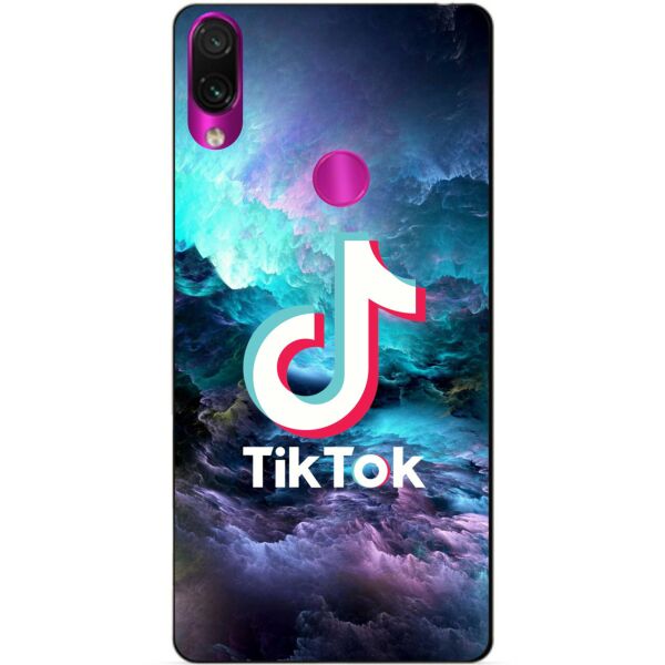 

Силиконовый бампер чехол Candy для Xiaomi Redmi Note 7 с рисунком Tik Tok