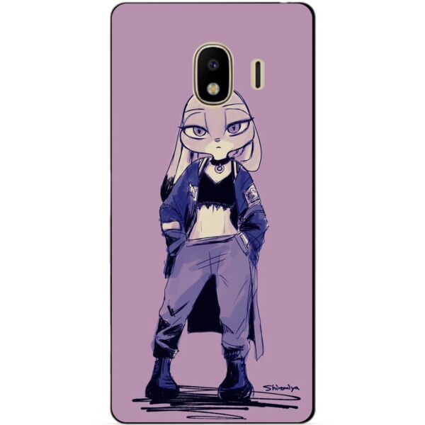 

Силиконовый бампер чехол Candy для Samsung J4 Galaxy J400 с рисунком Джуди
