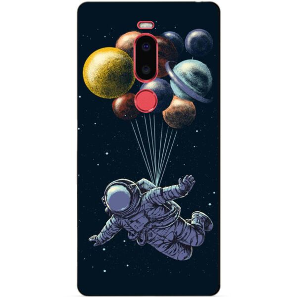 

Силиконовый чехол бампер Candy для Meizu M8 Космонавт