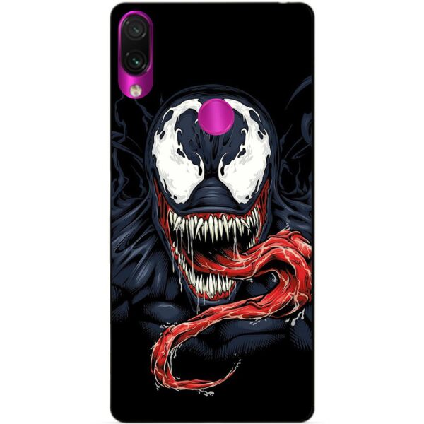 

Силиконовый бампер чехол Candy для Xiaomi Redmi Note 7 с рисунком Веном