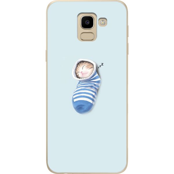 

Чехол силиконовый бампер Candy для Samsung J6 Galaxy J600 В носочке