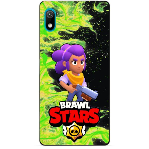 

Силиконовый бампер чехол Candy для Huawei Y5 2019 с Героем Brawl Stars Шелли