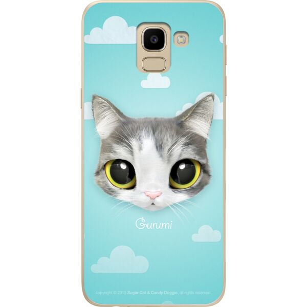 

Чехол силиконовый бампер Candy для Samsung J6 Galaxy J600 Котик милашка