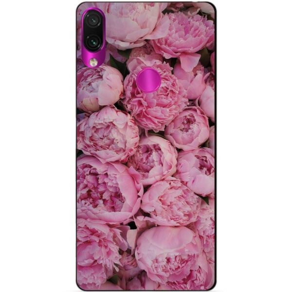 

Силиконовый бампер чехол Candy для Xiaomi Redmi Note 7 с рисунком Розовые пионы