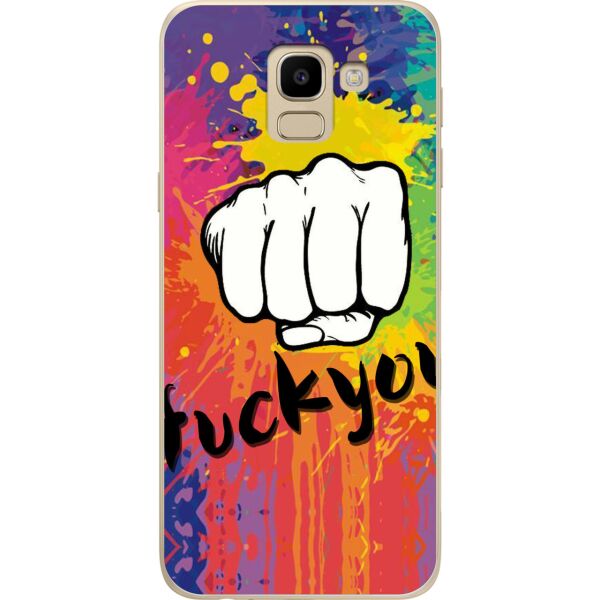 

Чехол силиконовый бампер Candy для Samsung J6 Galaxy J600 Кулак