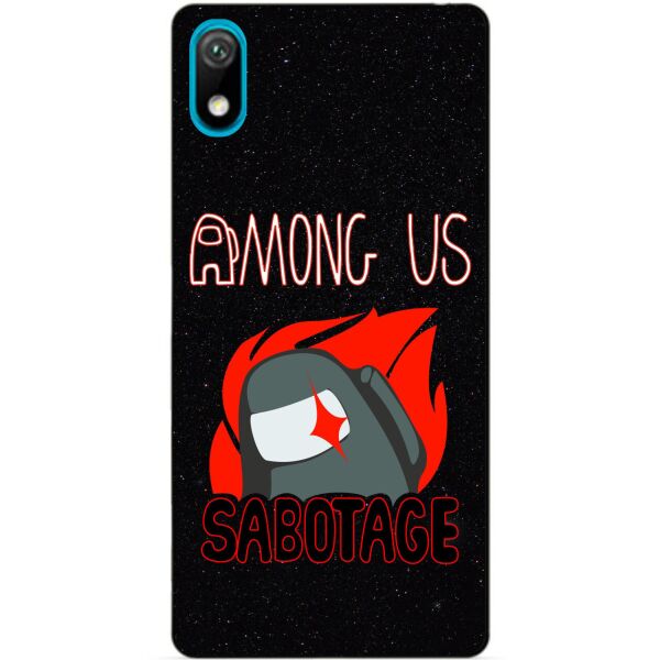 

Силиконовый бампер чехол Candy для Huawei Y5 2019 с рисунком Саботаж Among Us