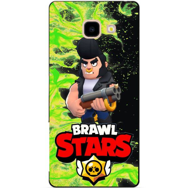 

Силиконовый бампер чехол Candy для Samsung J4 Plus Galaxy J415 с Героем Brawl Stars Булл