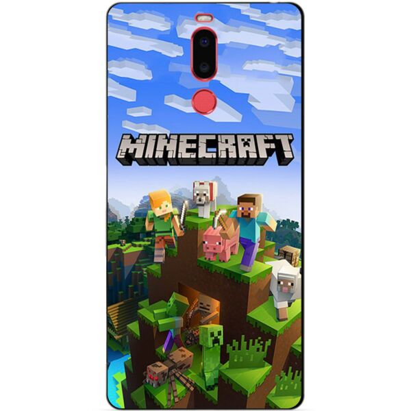 

Силиконовый чехол бампер Candy для Meizu M8 с рисунком Minecraft