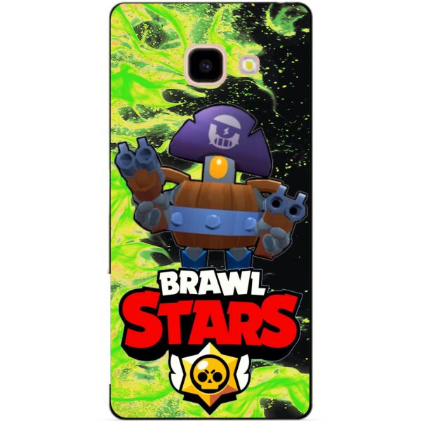 

Силиконовый бампер чехол Candy для Samsung J4 Plus Galaxy J415 с Героем Brawl Stars Деррил