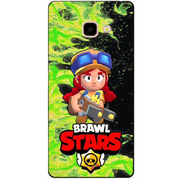 

Силиконовый бампер чехол Candy для Samsung J4 Plus Galaxy J415 с Героем Brawl Stars Джесси