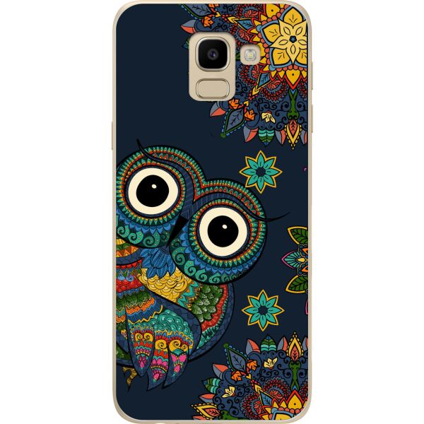 

Чехол силиконовый бампер Candy для Samsung J6 Galaxy J600 Совушка