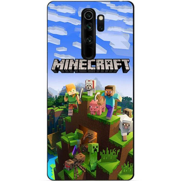 

Силиконовый бампер чехол Candy для Xiaomi Redmi Note 8 Pro с рисунком Minecraft